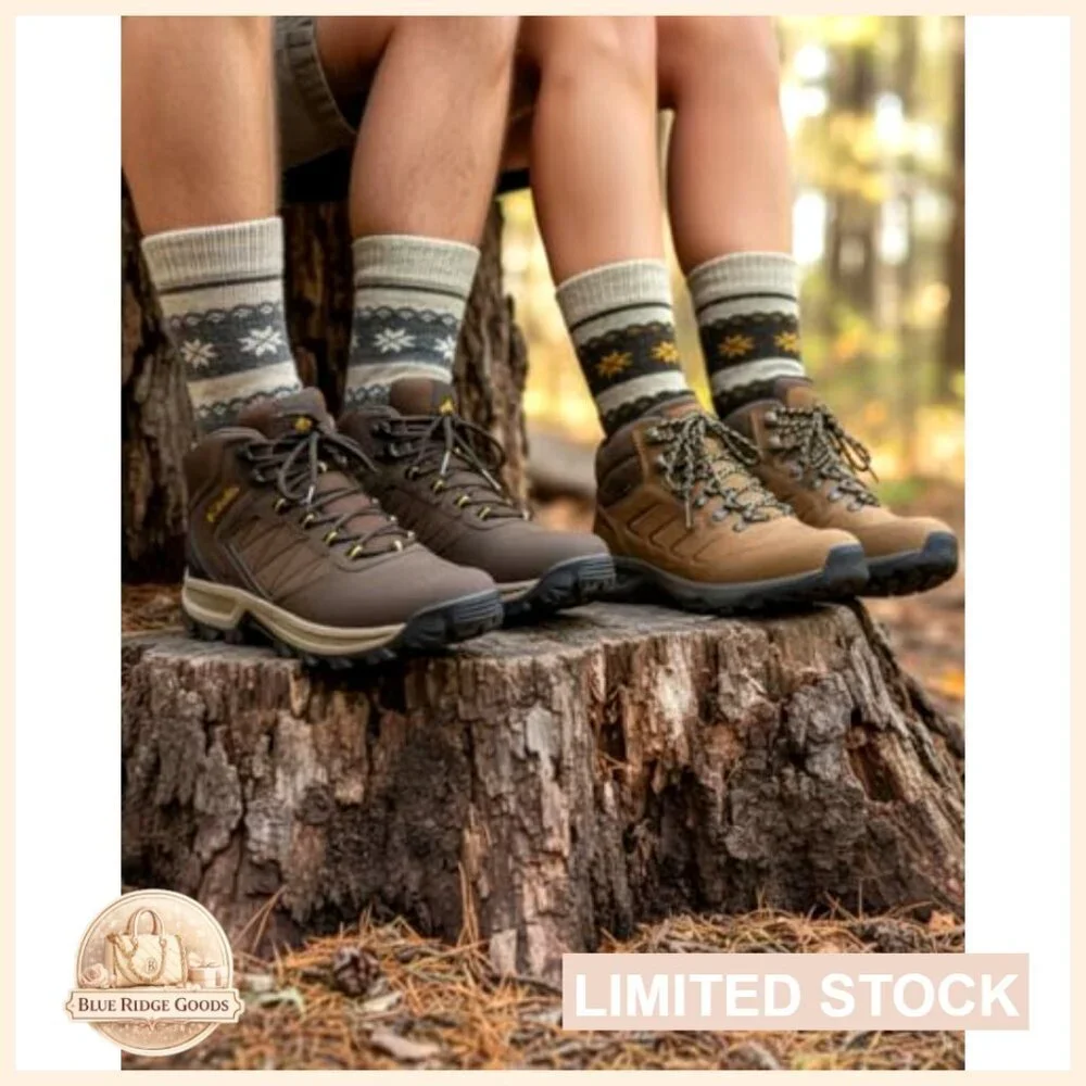 Alpaca Merino Wool Socks Warm Cozy Crew Thermal Boot Fit Unisex Classic